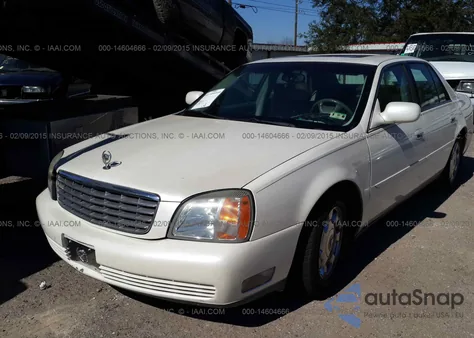 2002 Cadillac Deville z USA, uszkodzony, nr VIN 1G6KD54Y02U195770
